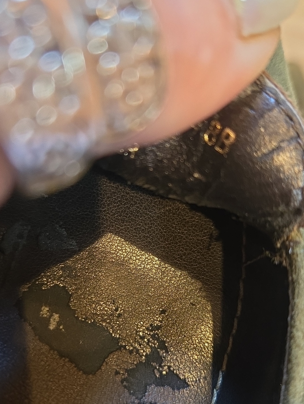 Lauren Ralph Lauren Olive Green Suede Mule Kitten Heels - Picture 10 of 12